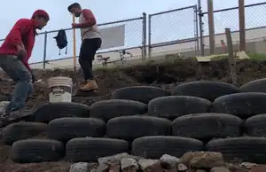 Fall 2019: Six Rivers Charter and Arcata High Schools Design and finish phase two of the outdoor educational spaces and build learning apparatuses for their High School in Arcata, CA.