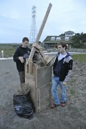 Beachgrass Baler Tool to bale beach grass