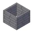 CAD drawing of Chickadee Cabin Jenga base