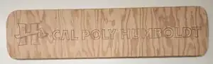Cal Poly Humboldt Sign (CNC Router)