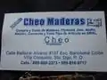 Address and contact information for Cheo Maderas
