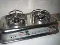 Dual burner CleanCook stove.