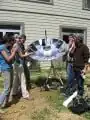 Relax & talk to people about solar cooking!