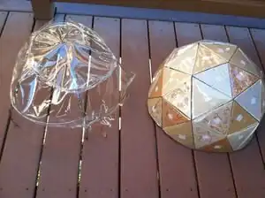 Spiral rainwater catchment Innovative spiral rainwater catchment system for geodesic domes