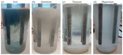 Electrode Materials Comparison for Hydrogen Production from Wastewater Electrolysis of Spiked Secondary Effluent