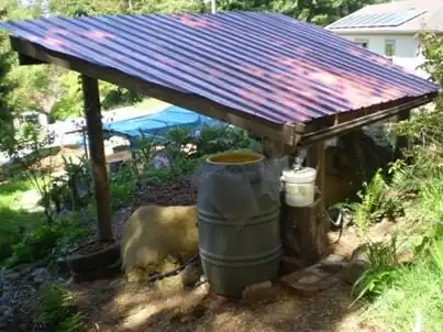 CCAT small rainwater catchment A Small Rainwater Catchment System at CCAT