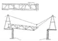 Figure 11: Launching A Pair of Trusses