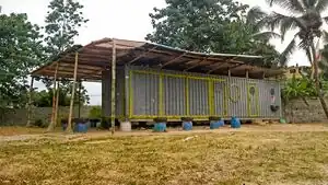 Las Malvinas community shade structure (2014)