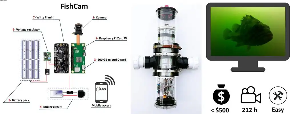 FishCam: A Low-Cost Open Source Autonomous Camera for Aquatic Research