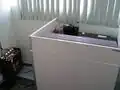Refrigerator with battery