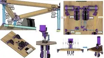 Hangprinter for Large Scale Additive Manufacturing using Fused Particle Fabrication with Recycled Plastic and Continuous Feeding