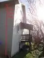 Height of building & gutter in place