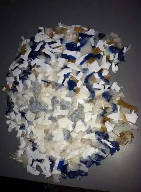 Melted HDPE experiment #1