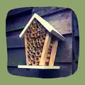 homemade bee hotel