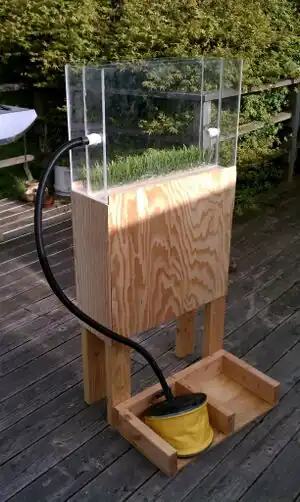 Pump Powered Dune Movement Simulator Interactive sand dune model