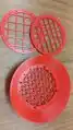 Assembled sifter and extra sifter mesh plates