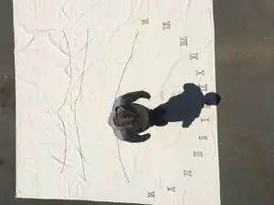 Sundial An sundial in the concrete entrance that relies on students to tell time.