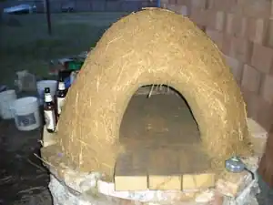 Fig. 21 Finished insulation layer with door cut out