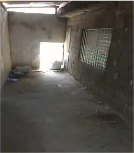 The schoolroom before changes made in 2013.