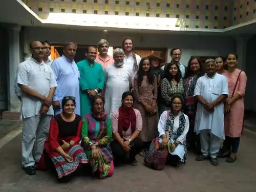 Meeting with the Waterman of India, who is working to solve water scarcity issues