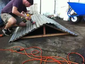 Fig 3: Chicken Coop roof