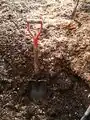 Fig. 4: Shovel in the hole