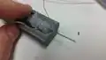 Pencil lead in place