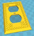 Celtic knot outlet cover
