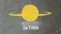 Saturn, the second largest, gaseous planet in the Solar System. Saturn also has the largest rings in the Solar System.