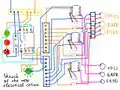 Sketch of the test electrical circuit