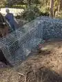 Installed Gabion Wall