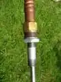 Stake-copper piping interface