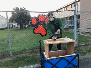 Fall 2020: Six Rivers Charter and Arcata High Schools Design and build systems to help in person classes start safely with Covid-19 their High School in Arcata, CA.