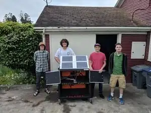 Solar robot station 2 A reboot of the solar charging station.