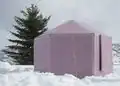 2" Hexayurt at a BSA Klondike in Utah. 2/6/2010