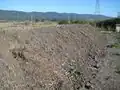 Fig 8: Side view of static compost pile at Arcata Marsh. Photo by Woodland Schultze 2008]]