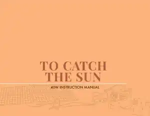 This guide provides instructions on how to create a 40 W solar power array with a 120 Wh energy capacity and the ability to supply power to both DC and AC loads. The total cost to build this system is around $200 USD (depending on sourcing) including the required tools.