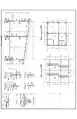 Administrative area floor plan, structural sections drawings (in Spanish)
