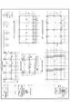 Type 01 classroom floor plan and structural sections drawings (in Spanish).